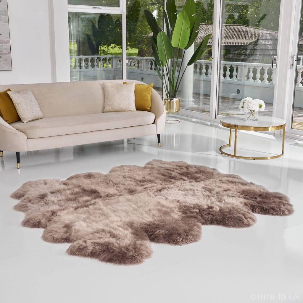 Sheepskin Rug Quad Vole Hide Rugs