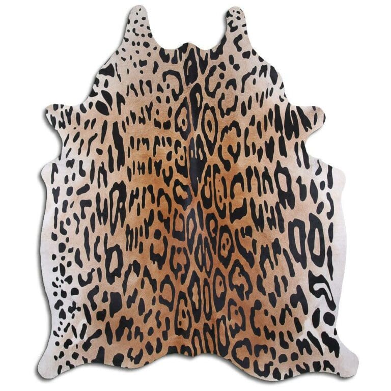 Jaguar Print Cowhide Rug - Hide Rugs