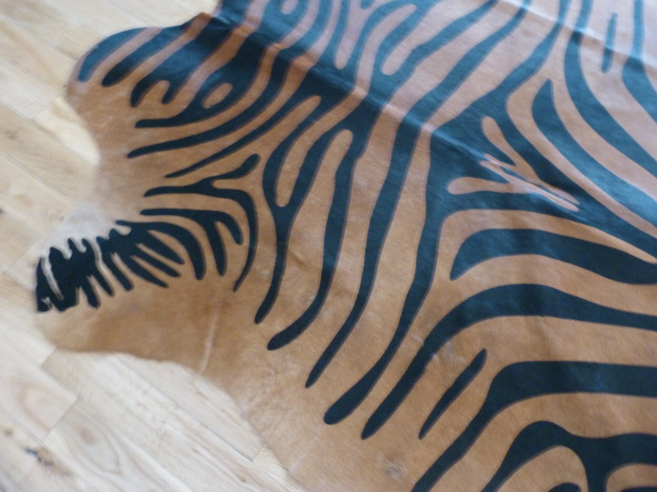 Zebra Print Cowhide Rug C1003 Hide Rugs