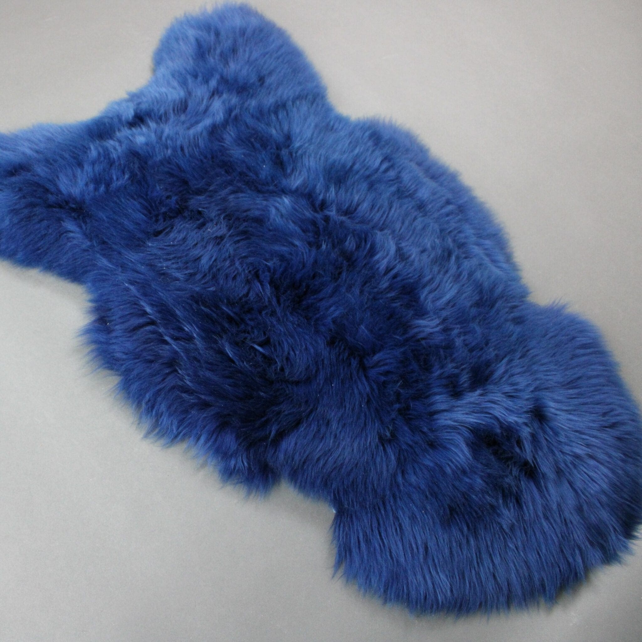 Sheepskin Rug UK Navy Blue Hide Rugs