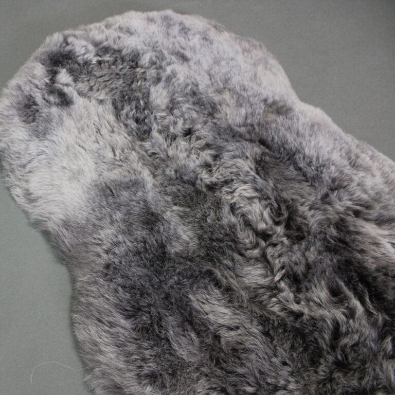 Icelandic Sheepskin Rug Grey Shorn - Hide Rugs