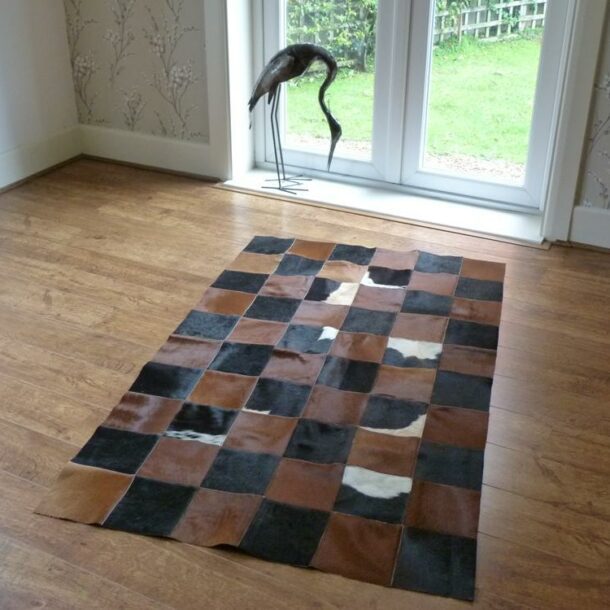 Patchwork Cowhide Rug PATCH145