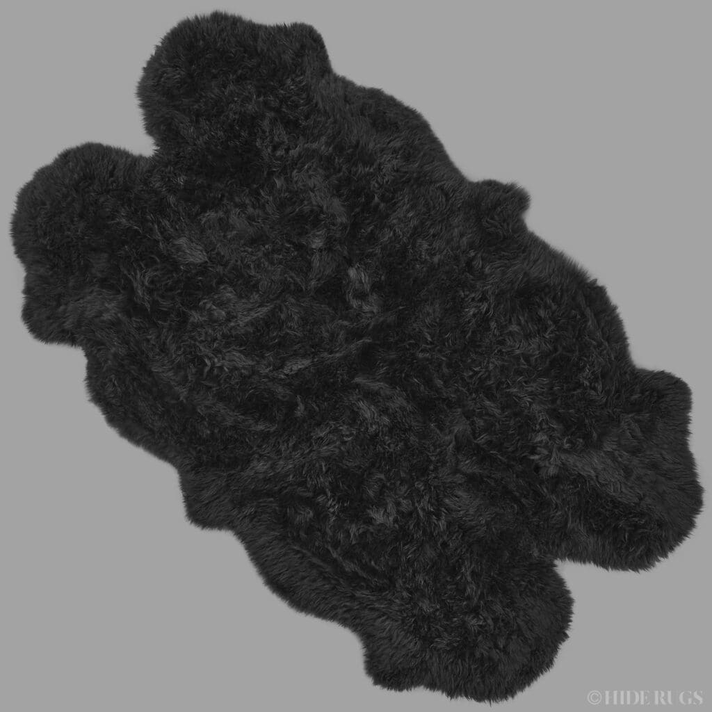 Sheepskin Rug Double Grey Hide Rugs