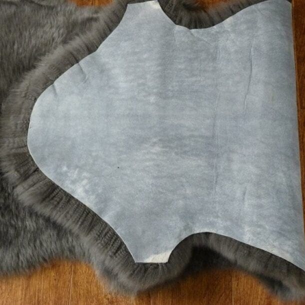 Sheepskin Rug Double Grey Hide Rugs