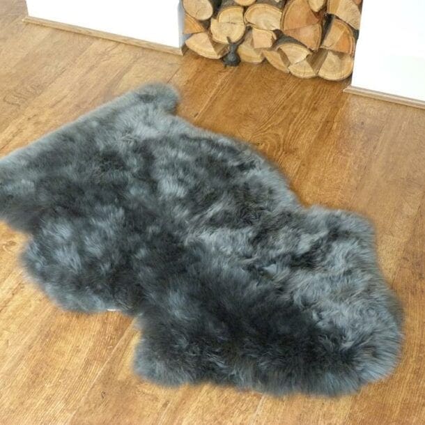 Sheepskin Rug Grey Hide Rugs