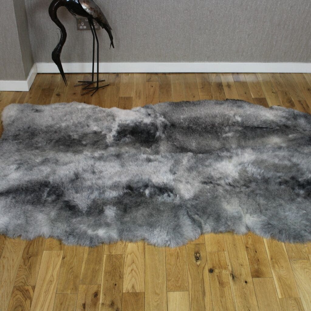 Icelandic Sheepskin Rug 2 Skin Ivory - Hide Rugs