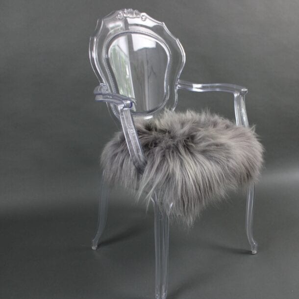 Icelandic Sheepskin Chair Pad Grey