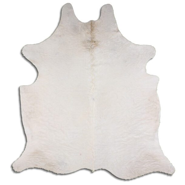 Cowhide Rug Natural Ivory White C00347