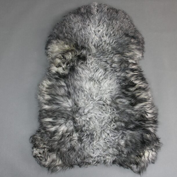 Curly Sheepskin Rug Natural Grey GOT161