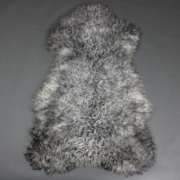 XL Curly Sheepskin Rug Natural Grey GOT166