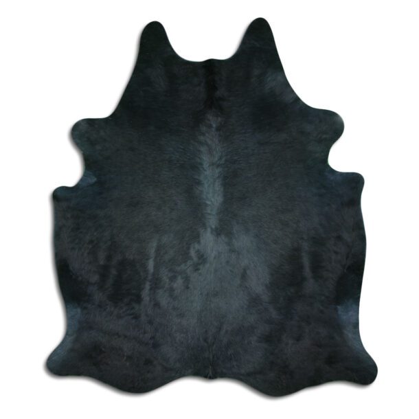 Cowhide Rug Dyed Bottle Green