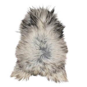 Natural Grey Icelandic Sheepskin Rug ING395