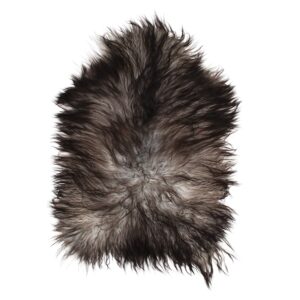Natural Grey Icelandic Sheepskin Rug ING396